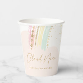 Vasos De Papel Nueve años del Arcoiris en la Nube