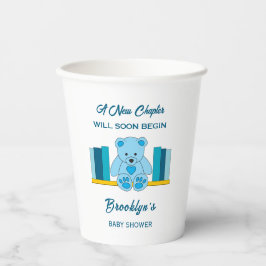 Vasos De Papel Nuevo capítulo del libro de historias Baby Shower 