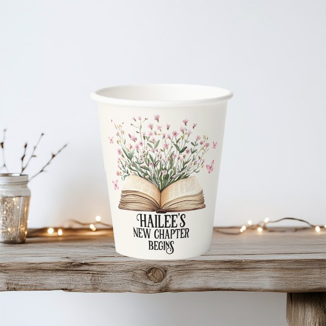 Vasos De Papel Nuevo capítulo personalizado comienza el libro de  (Subido por el creador)