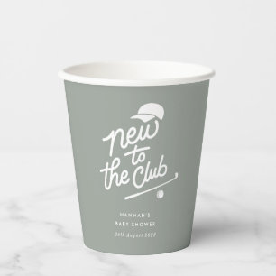 Vasos De Papel Nuevo en el Club Golf Baby Shower