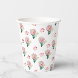 Vasos De Papel Nugget Baby Pollito de Pascua y Tulipán