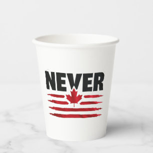 Vasos De Papel Nunca 51.ª política canadiense-estadounidense Trum