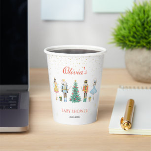 Vasos De Papel Nutcracker Navidad Baby Shower