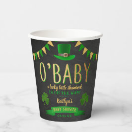 Vasos De Papel O'Baby St. Patrick's Day Baby Shower
