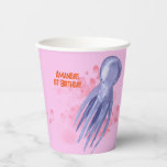 Vasos De Papel Ocean Animals Sea Life Kids Birthday Fiesta Rosa<br><div class="desc">Ya sea que esté hospedando un fiesta de piscina, una cesta de playa de verano o una encantadora fiesta de cumpleaños para los niños, esas tazas de papel son una adición fantástica. Sumérjase en su celebración en el encanto de las festividades bajo el mar, con adorables ilustraciones de animales del...</div>