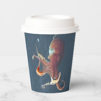 Vasos De Papel Octopus Paper Cup
