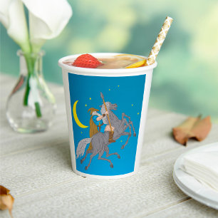 Vasos De Papel Odin Riding Sleipnir Norse Mythology Viendo a Dios