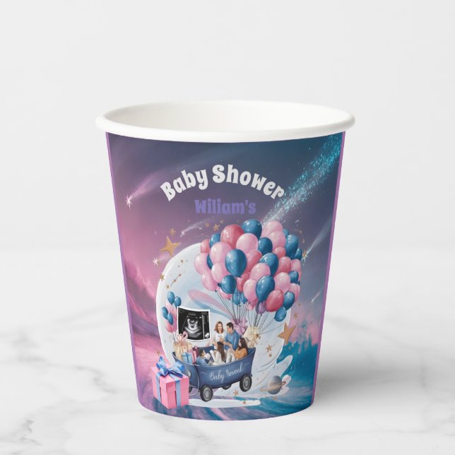 Vasos De Papel ODIO ESPACIAL: Viaje celeste (Anverso)