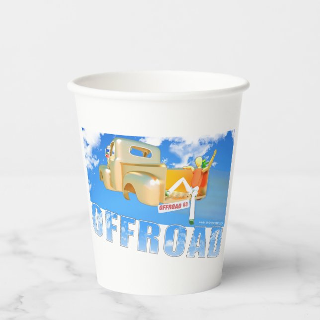 Vasos De Papel Offroad - 03 (Anverso)