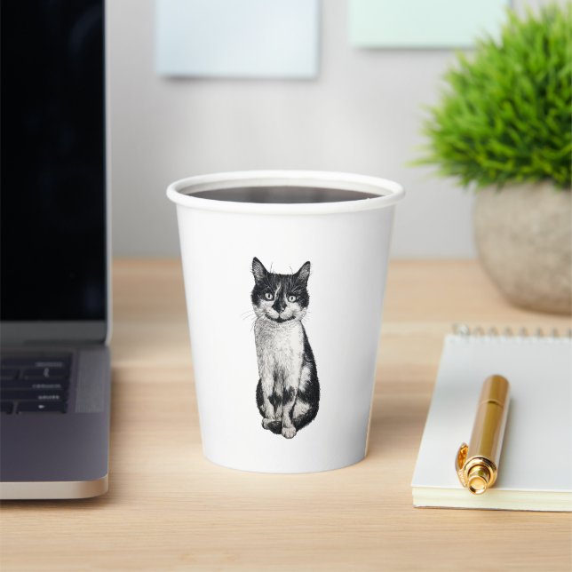 Vasos De Papel Ogie el gato (in situ)