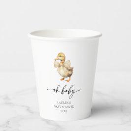 Vasos De Papel Oh Baby Cute Duck Baby Shower