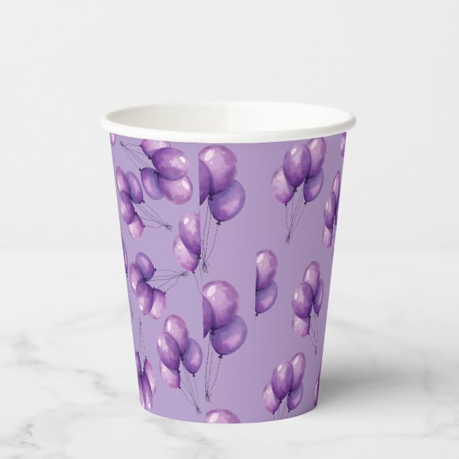 Vasos De Papel Oh Baby Púrpura (Izquierda)