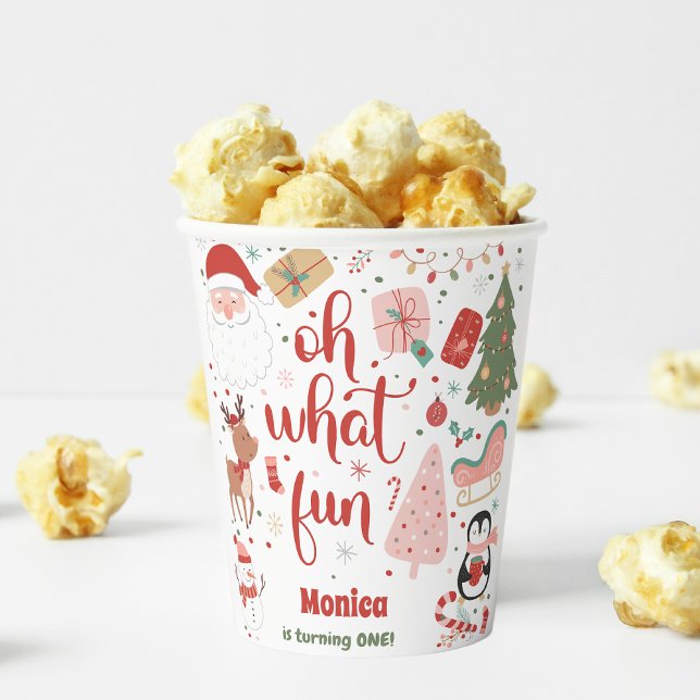 Vasos De Papel Oh, qué navidades divertidos cumpleaños (Subido por el creador)