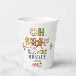 Vasos De Papel ¡Oh Snap! Gingerbread Cookie Cualquier Cumpleaños 