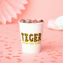 Vasos De Papel Ojo del tigre