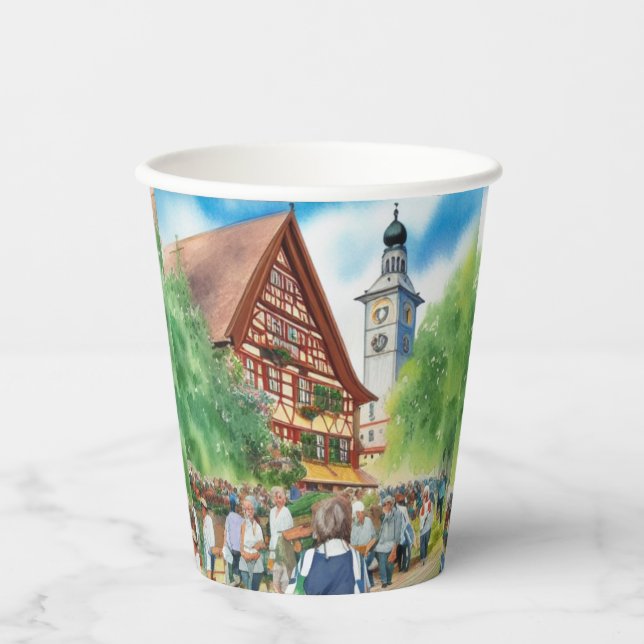 Vasos De Papel Oktoberfest (Anverso)