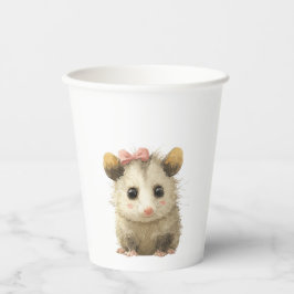 Vasos De Papel Opossum Birthday • Animal Party Cup