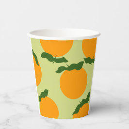 Vasos De Papel Orange pattern design