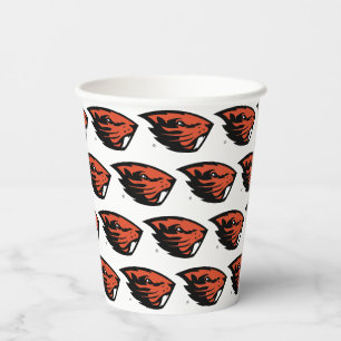 Vasos De Papel Oregon State Beavers Cabeza de castor