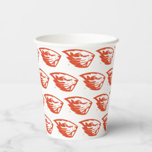 Vasos De Papel Oregon State Beavers Cabeza de castor
