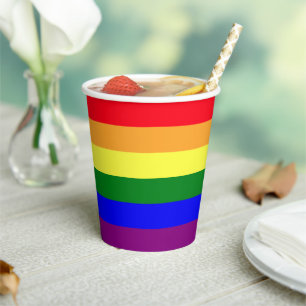 Vasos De Papel Orgullo LGBT