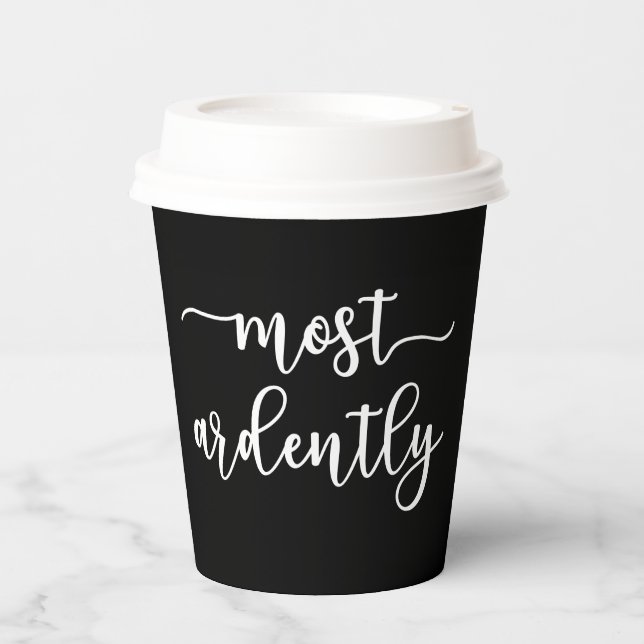 Vasos De Papel Orgullo Y Prejuicio Sr. Darcy - Más Acertadamente (Anverso)