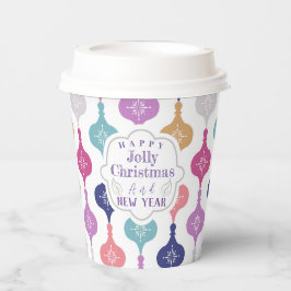 Vasos De Papel Ornamento navideño moderno