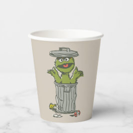 Vasos De Papel Oscar el Gruñón Vintage