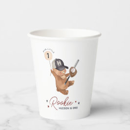 Vasos De Papel Oso de cumpleaños de Rookie
