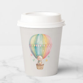 Vasos De Papel Oso de peluche en globos aerostáticos