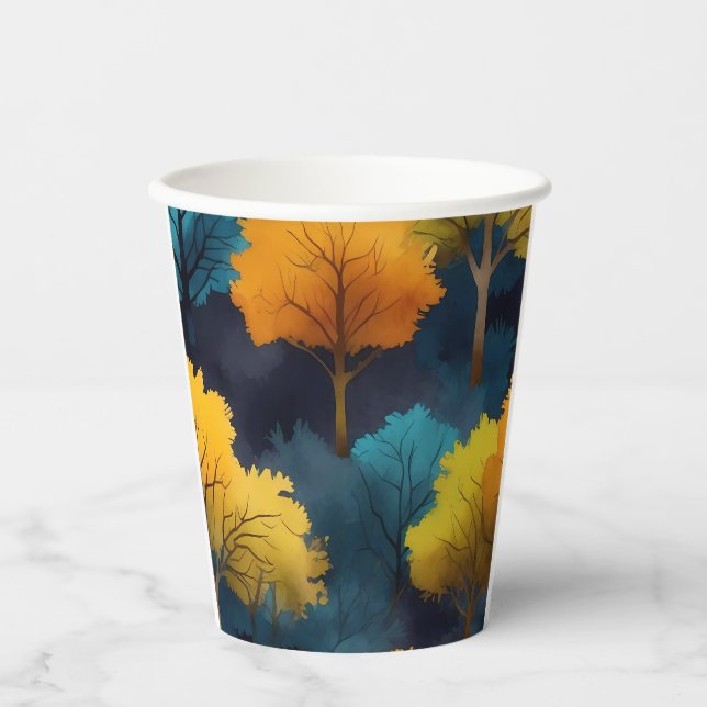 Vasos De Papel otoño de noviembre (Anverso)