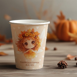 Vasos De Papel Otoño Fairy Woodland