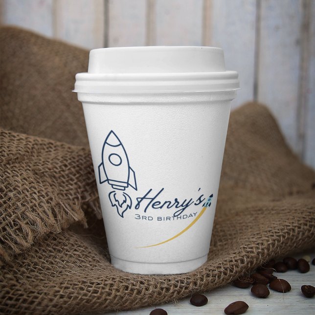 Vasos De Papel Out to space Birthday Party Paper cup (Subido por el creador)