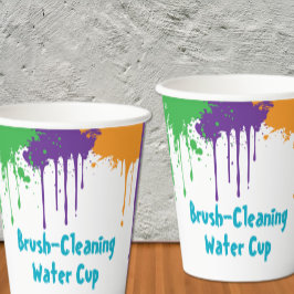 Vasos De Papel Painting Party Kids Birthday Water Cup