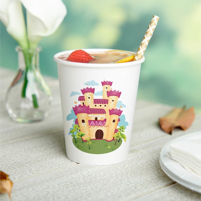 Vasos De Papel Palacio Castillo (Subido por el creador)