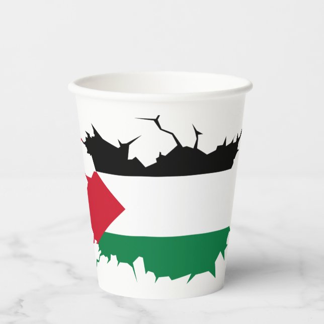 Vasos De Papel Palestina (Anverso)