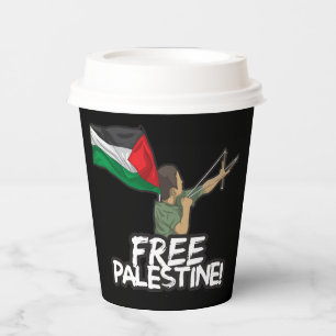 Vasos De Papel Palestina Rehermana bandera palestina Libertad