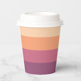 Vasos De Papel Paleta de cosecha