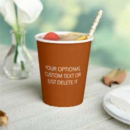 Vasos De Papel Paleta de fiesta de coctail a la moda de color sól