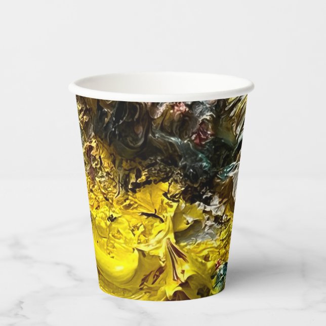 Vasos De Papel Paleta del artista #1 (Anverso)