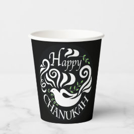 Vasos De Papel Paloma de Janucá 225 g.