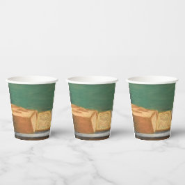 Vasos De Papel Pan de Plátano