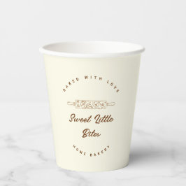 Vasos De Papel Panadería de Dulces Bocaditos Negocio de Panadería