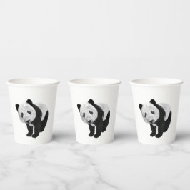 Vasos De Papel Panda Cub