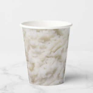 Vasos De Papel Papas machacadas