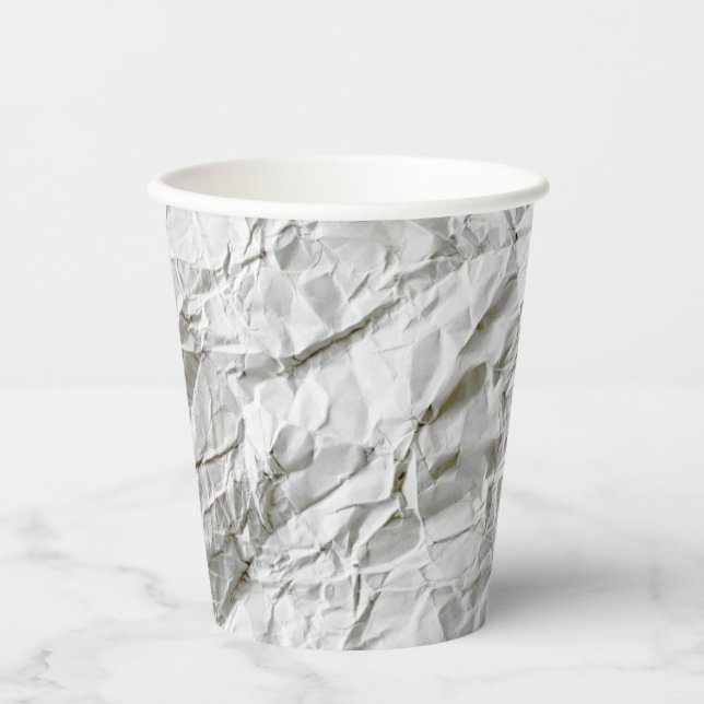 Vasos De Papel Papel arrugado divertido (Anverso)