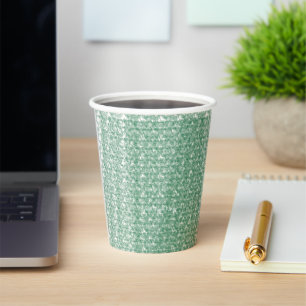 Vasos De Papel Papel de envoltura colorido con un patrón de repet