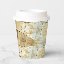 Vasos De Papel Papel de libro de libro mayor con manchas de café