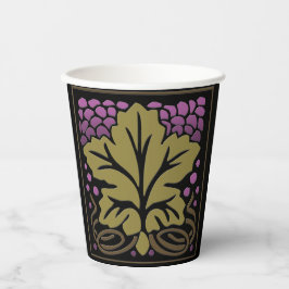 Vasos De Papel Papel de uva y uva de artesano