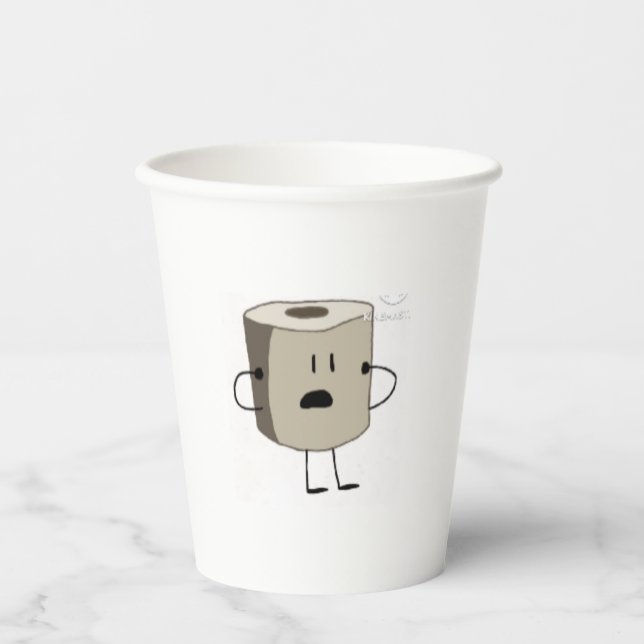 Vasos De Papel Papel higiénico (Anverso)